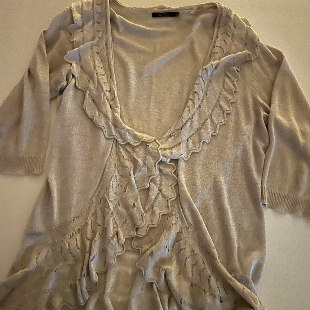 Nie Zoe Cream Cardigan